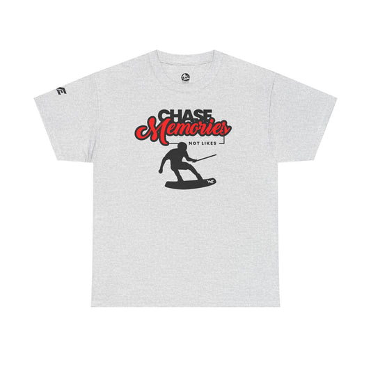Unisex Wakeboard T-Shirt "Chase Memories - Not Likes"
