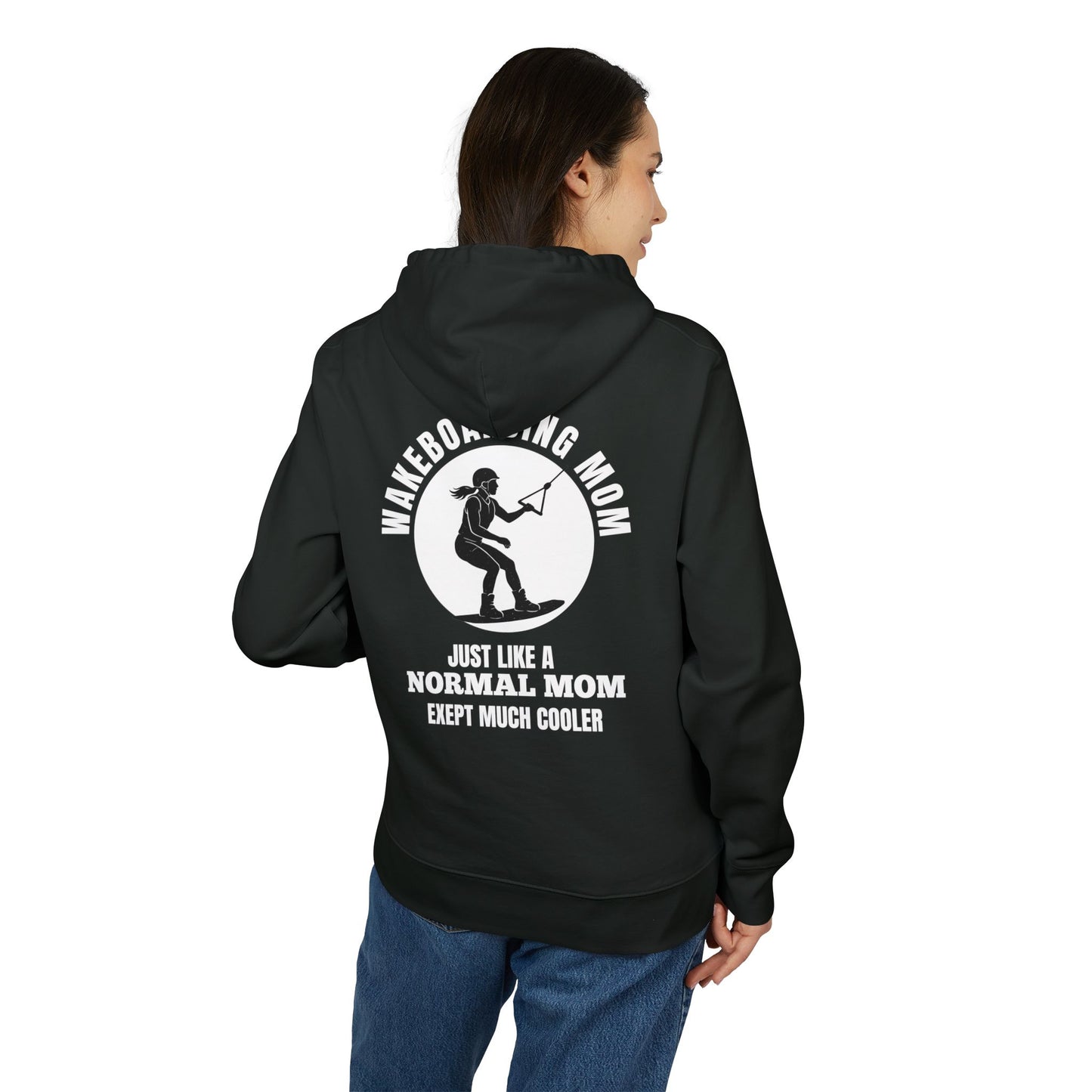 Frauen Hoodie "Wakeboarding Mom"