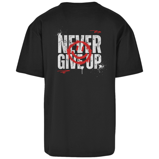 Oversize T-Shirt "Never give up"
