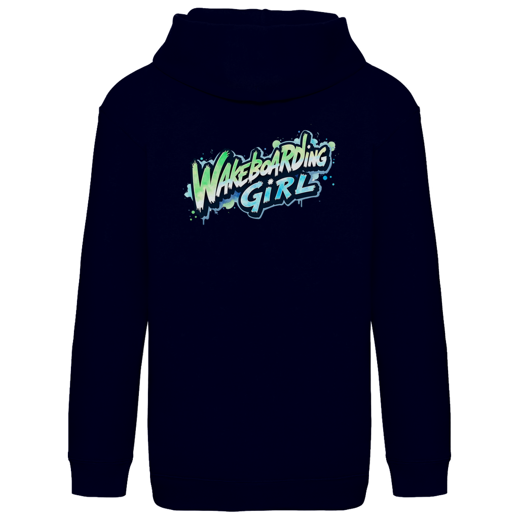 Kids Basic Hoodie Wakeboarding Girl