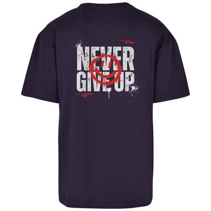 Never give up - Oversize T-Shirt (Unisex)
