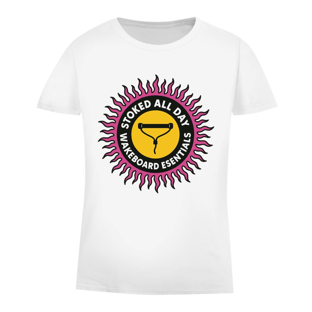 Damen Premium Bio T-Shirt "Stoked All Day"