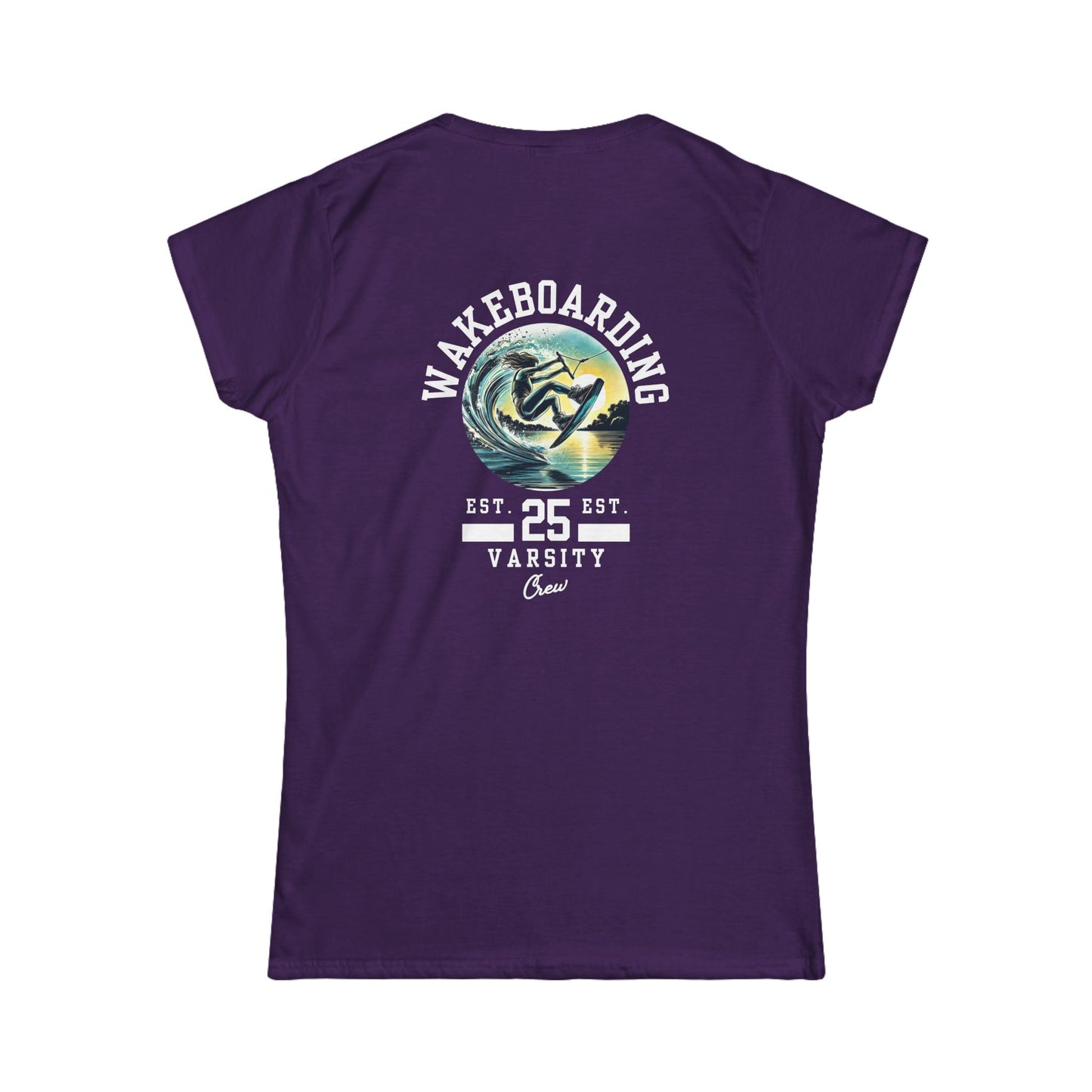Wakeboard Damen T-Shirt - "Wakeboard Varsity Crew"
