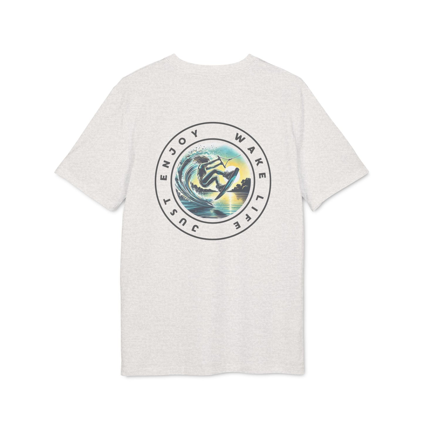 Bio-Baumwoll T-Shirt Wakeboarder – "Just Enjoy Wake Life"