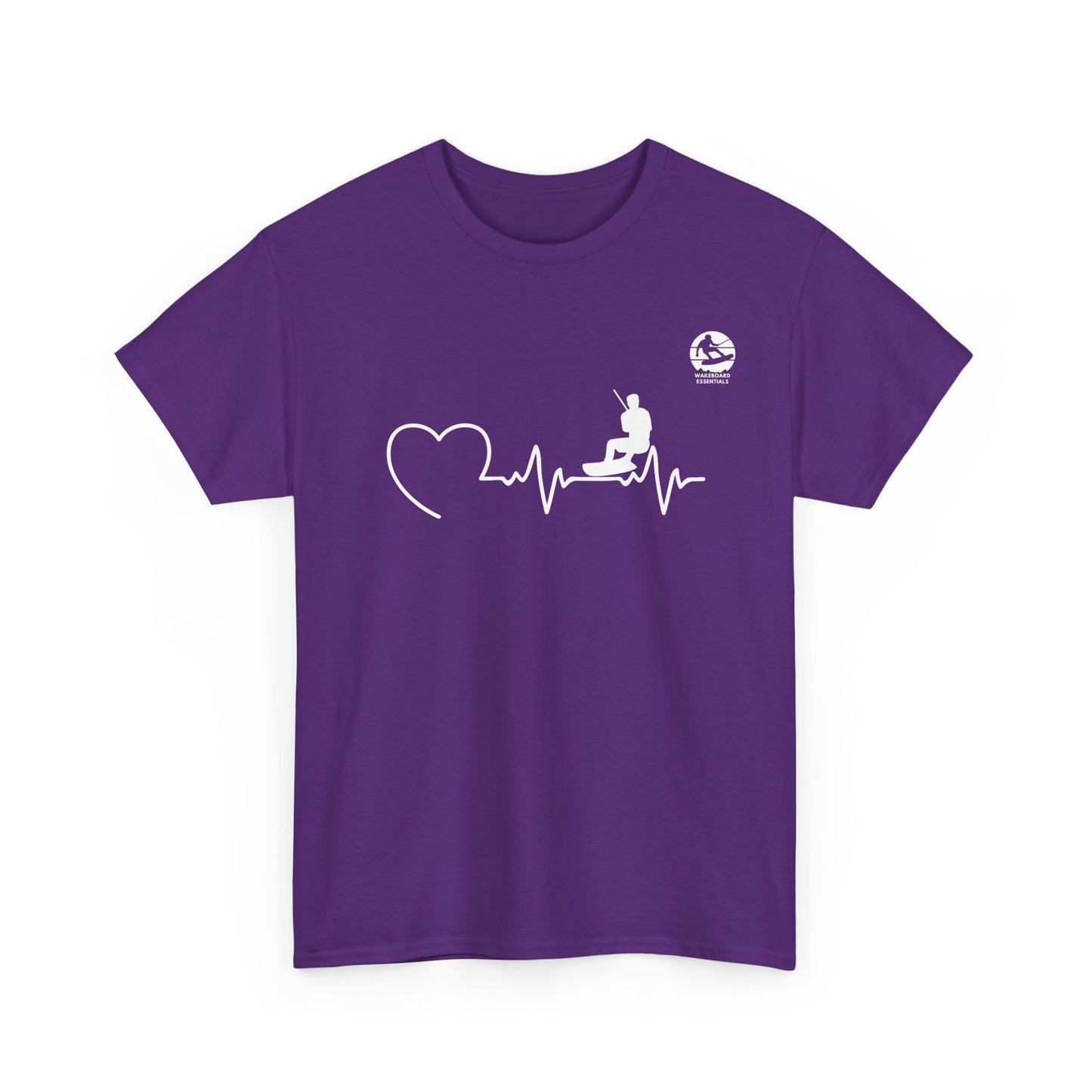Wakeboard T-Shirt "Heartbeat" - Unisex T-Shirt für Wakeboarder