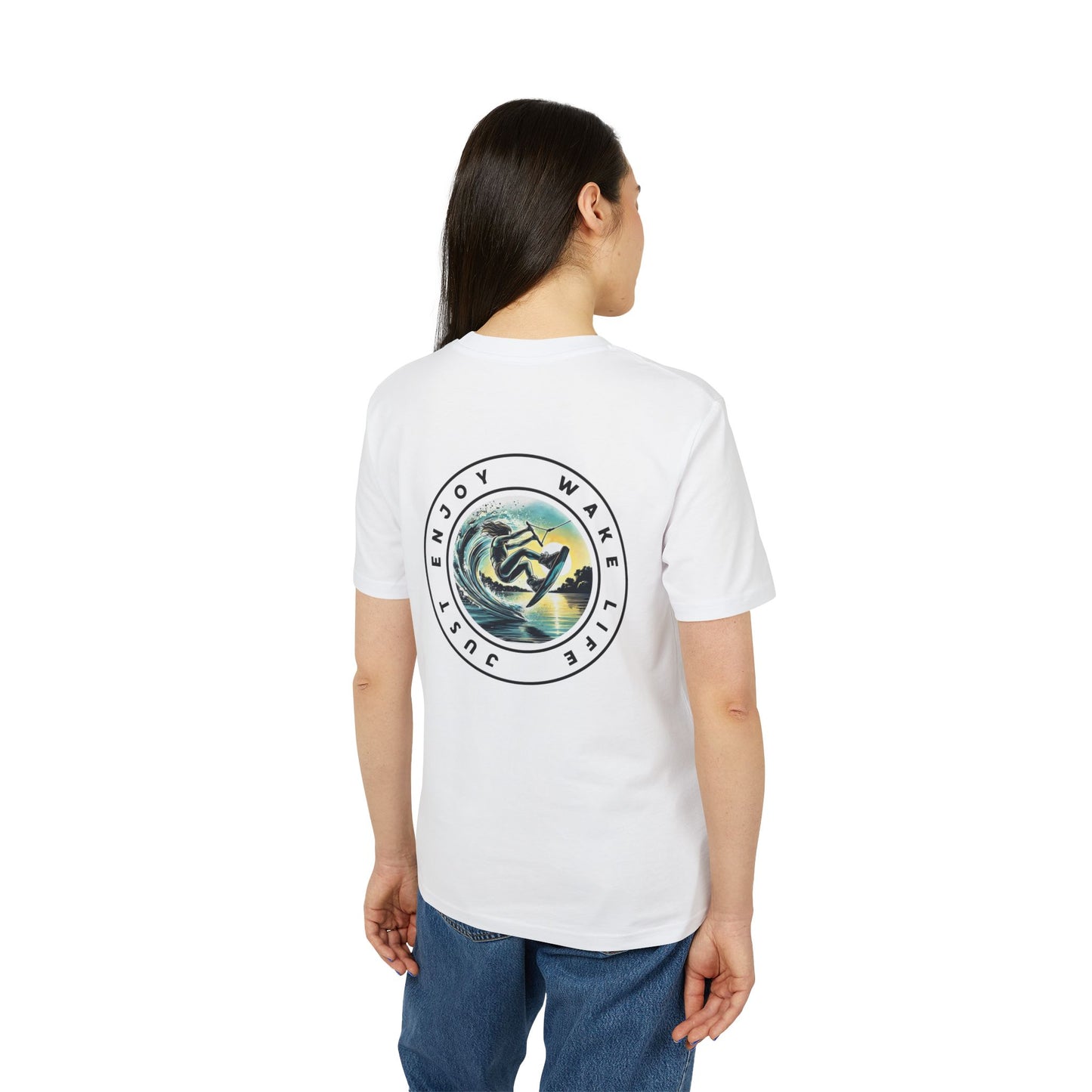 Bio-Baumwoll T-Shirt Wakeboarder – "Just Enjoy Wake Life"