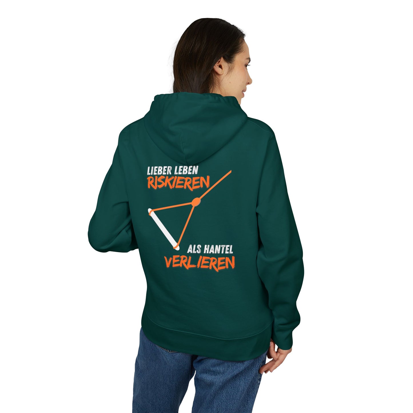 Community Hoodie "Lieber leben riskieren, als Hantel verlieren."