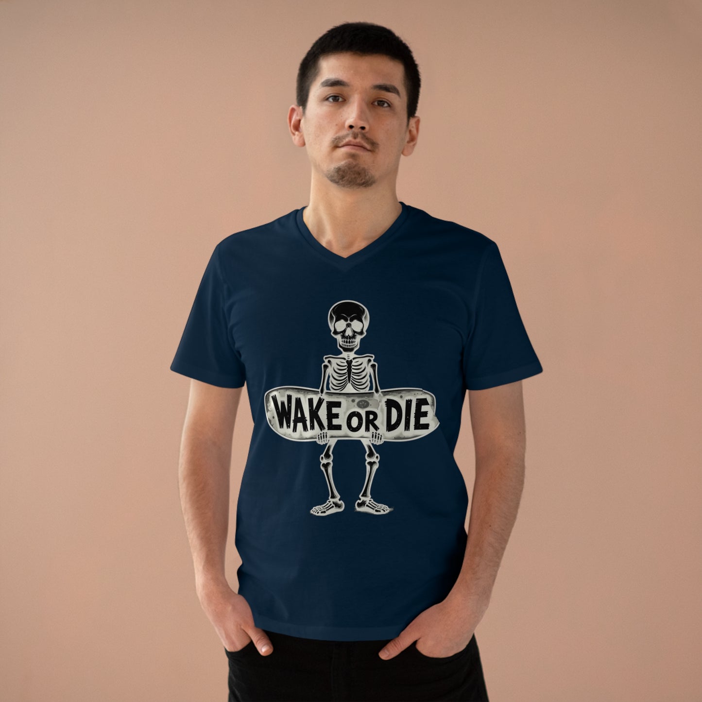 Herren Premium T-Shirt "WAKE OR DIE"
