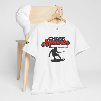 Unisex Wakeboard T-Shirt "Chase Memories - Not Likes"