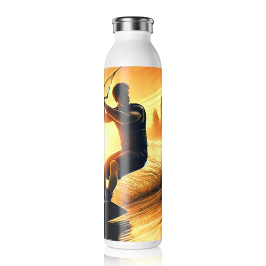 Wasserflasche Edelstahl Wakeboarder "Sunset Vibes"
