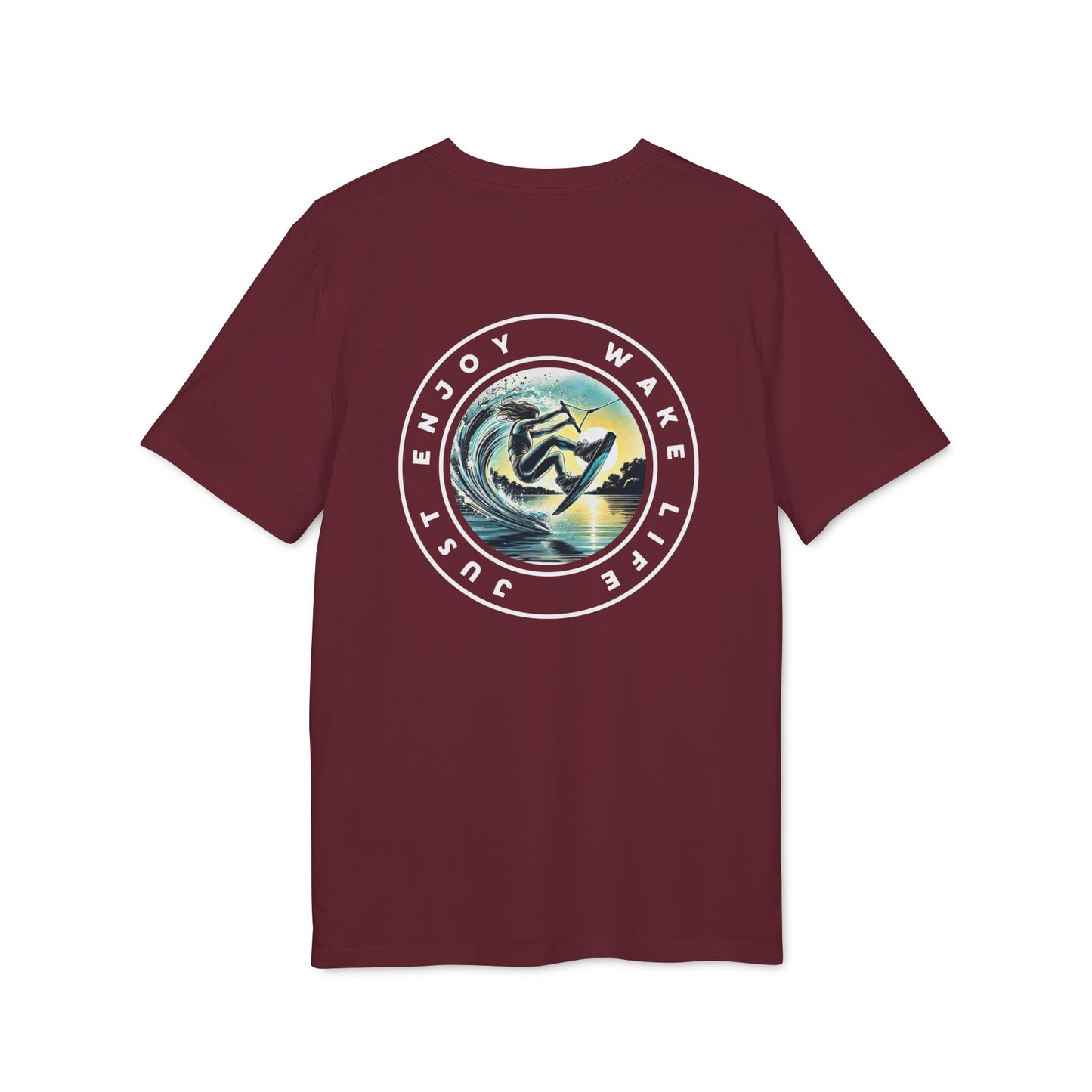 Bio-Baumwoll T-Shirt Wakeboarder – "Just Enjoy Wake Life"