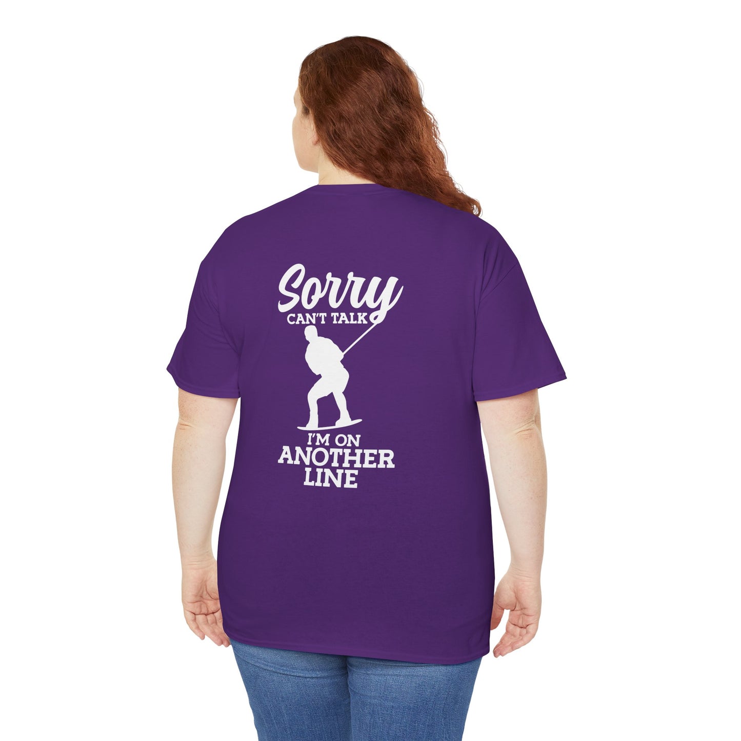 Wakeboard T-Shirt - "Sorry, can't talk - I'm on another line"