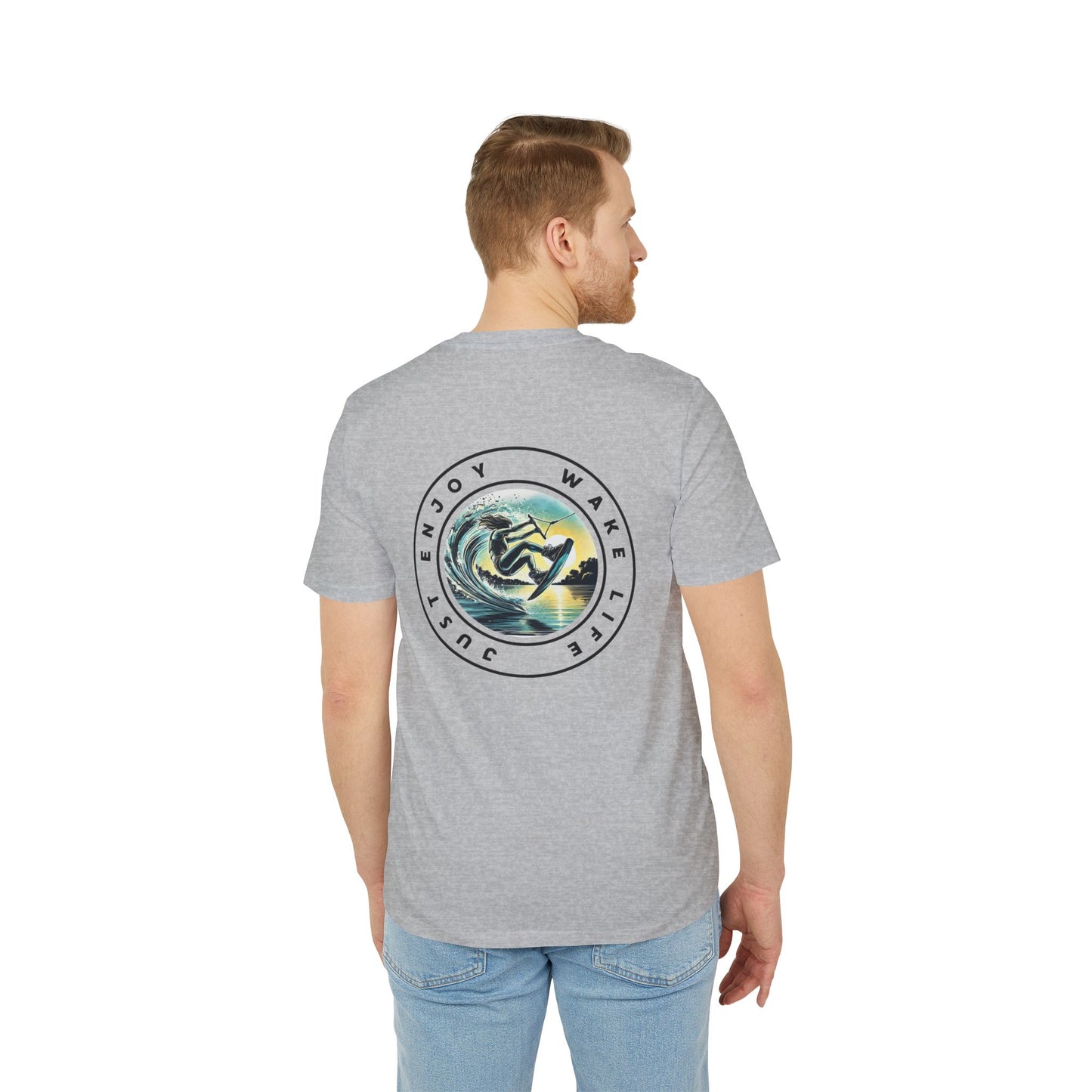 Bio-Baumwoll T-Shirt Wakeboarder – "Just Enjoy Wake Life"