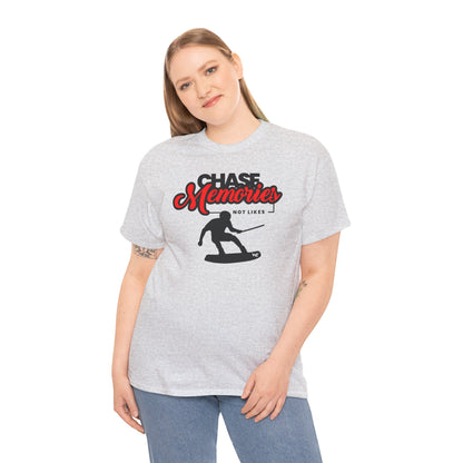 Unisex Wakeboard T-Shirt "Chase Memories - Not Likes"