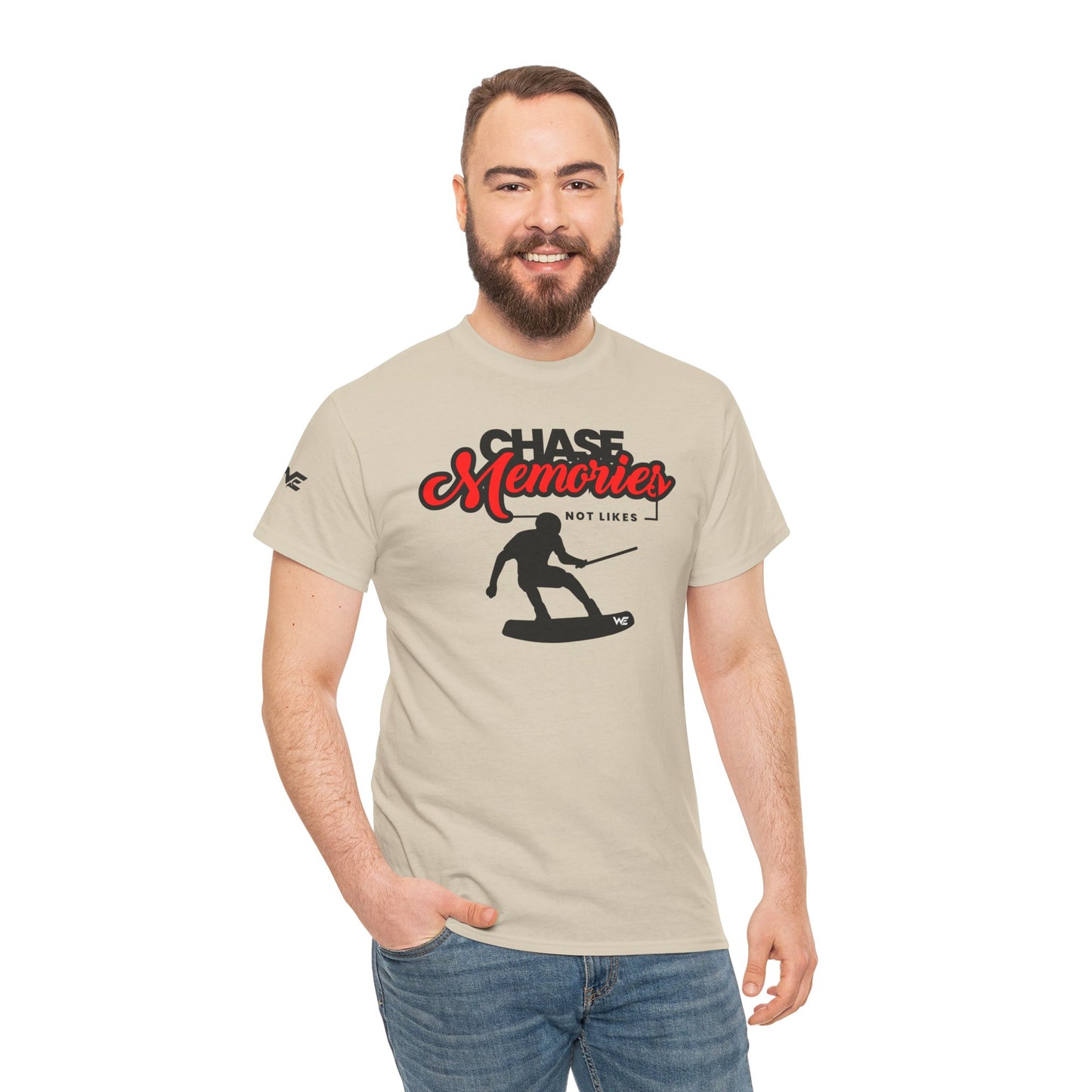 Unisex Wakeboard T-Shirt "Chase Memories - Not Likes"