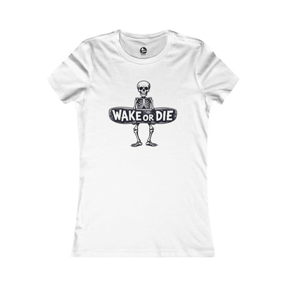 Damen Wakeboard T-Shirt "WAKE OR DIE"