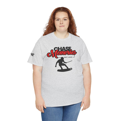 Unisex Wakeboard T-Shirt "Chase Memories - Not Likes"