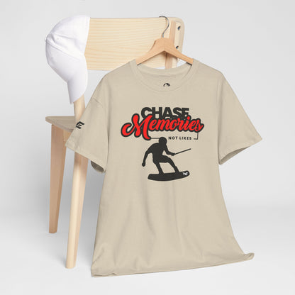 Unisex Wakeboard T-Shirt "Chase Memories - Not Likes"