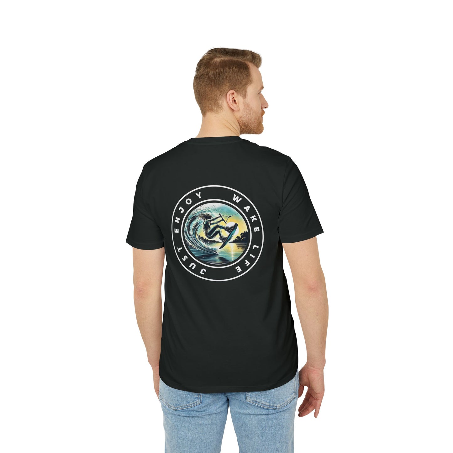 Bio-Baumwoll T-Shirt Wakeboarder – "Just Enjoy Wake Life"