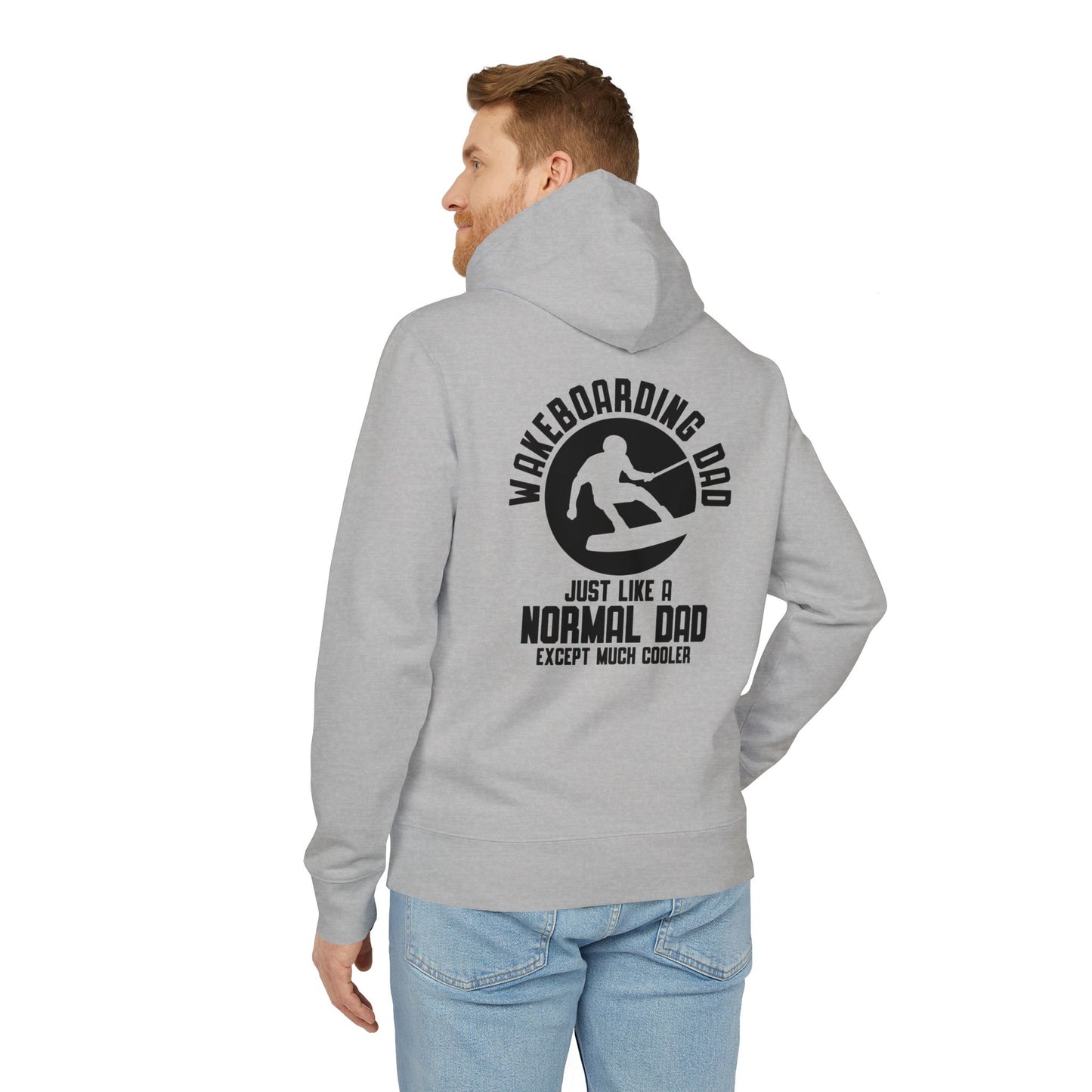 Premium Herren Hoodie "Wakeboarding Dad"