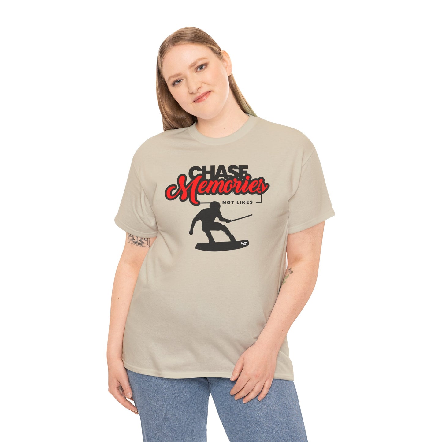 Unisex Wakeboard T-Shirt "Chase Memories - Not Likes"