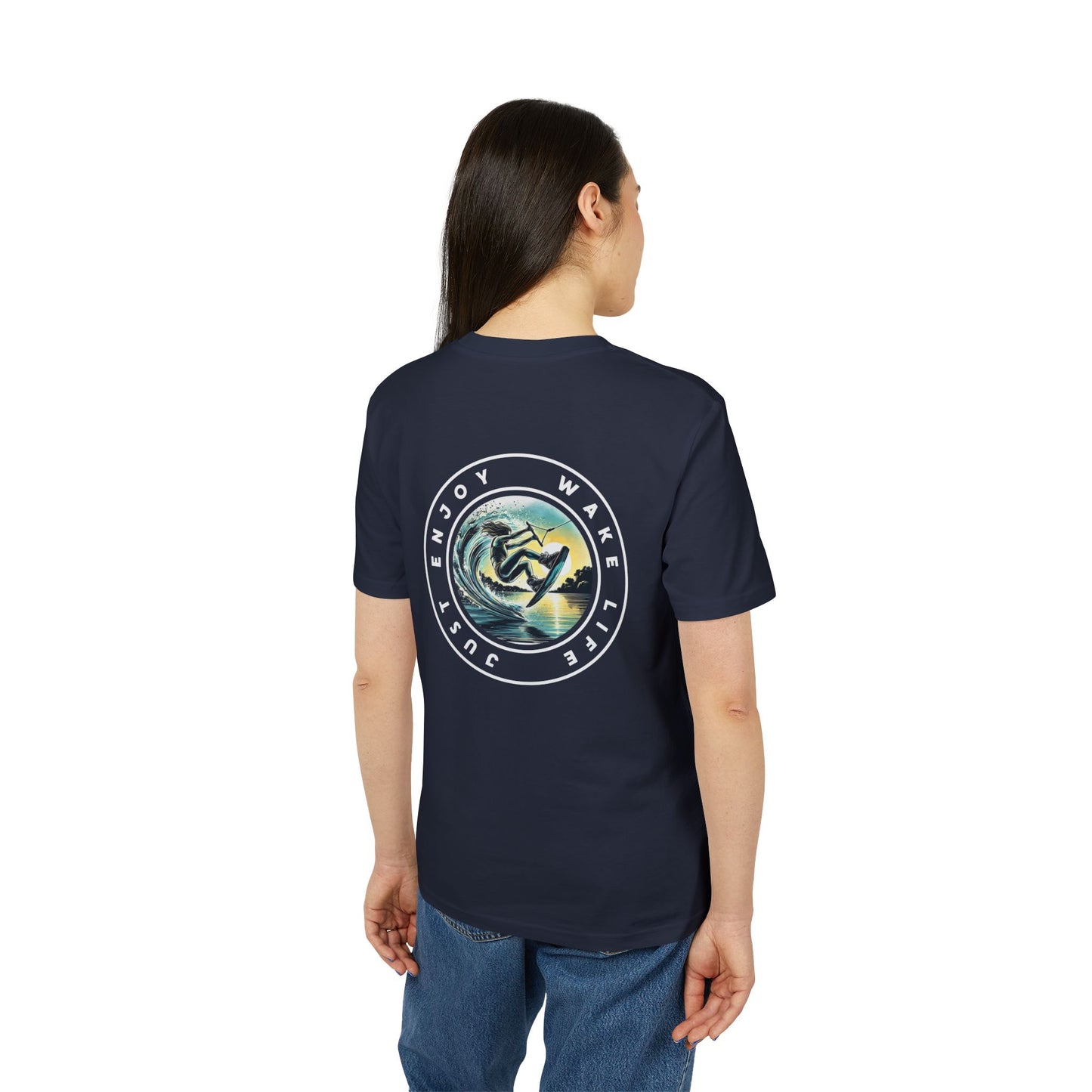 Bio-Baumwoll T-Shirt Wakeboarder – "Just Enjoy Wake Life"