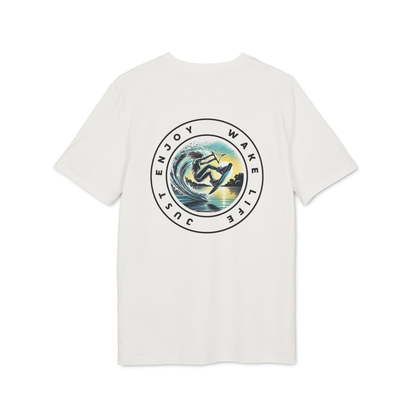 Bio-Baumwoll T-Shirt Wakeboarder – "Just Enjoy Wake Life"