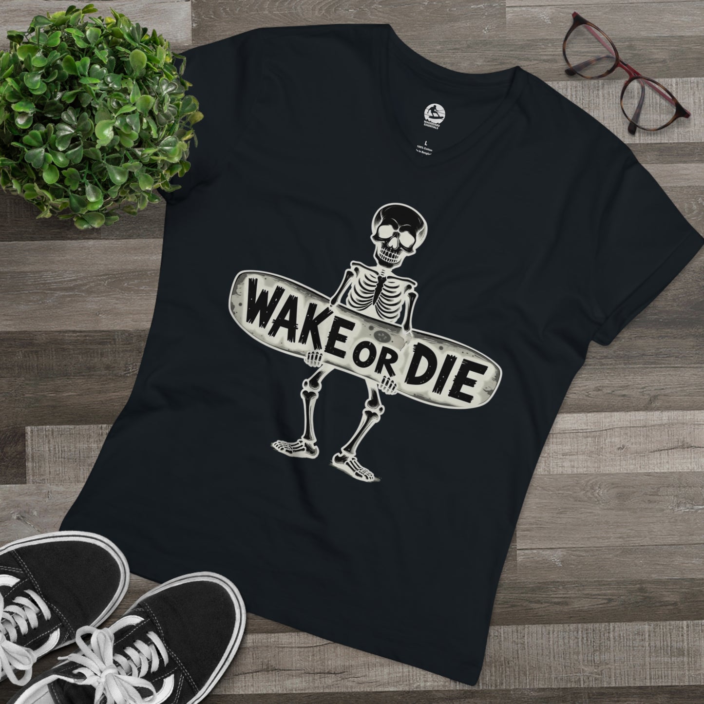 Herren Premium T-Shirt "WAKE OR DIE"