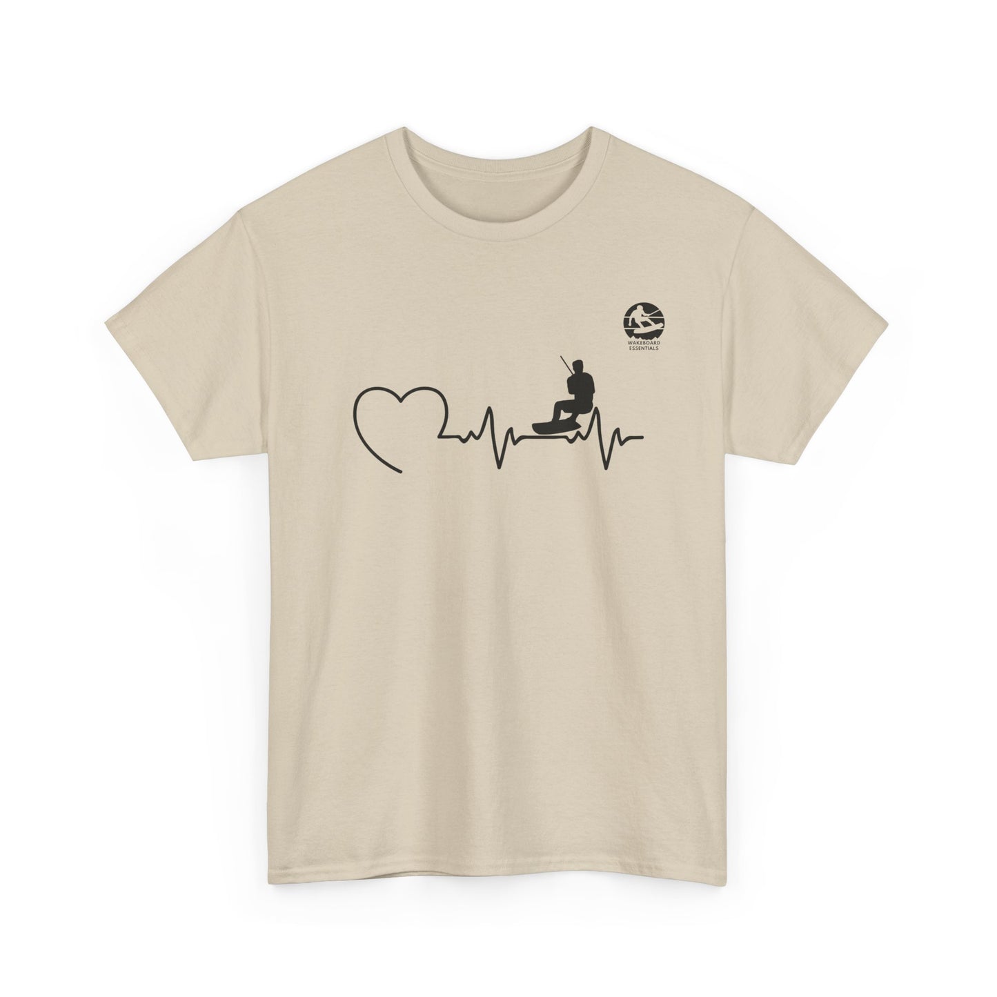Wakeboard T-Shirt "Heartbeat" - Unisex T-Shirt für Wakeboarder