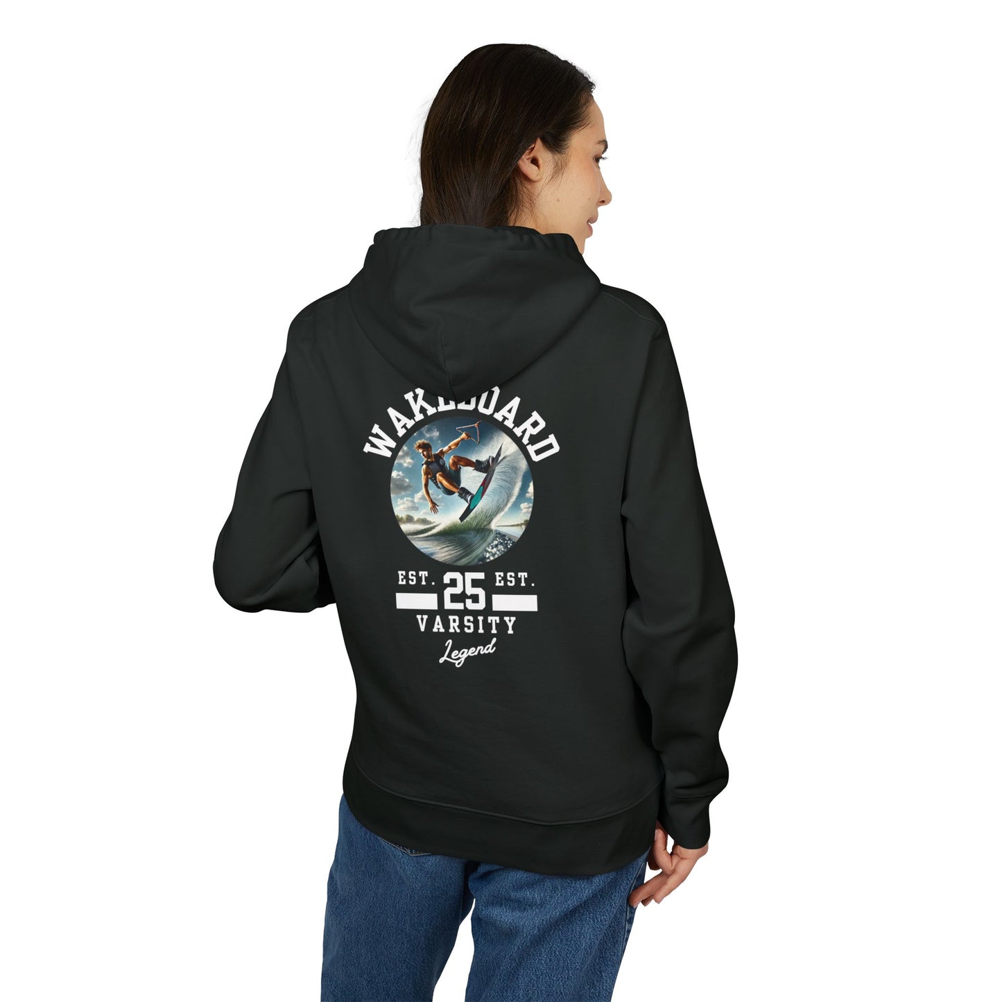 Unisex Hoodie "Wakeboard Varsity Legend"