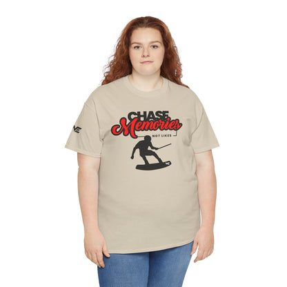 Unisex Wakeboard T-Shirt "Chase Memories - Not Likes"