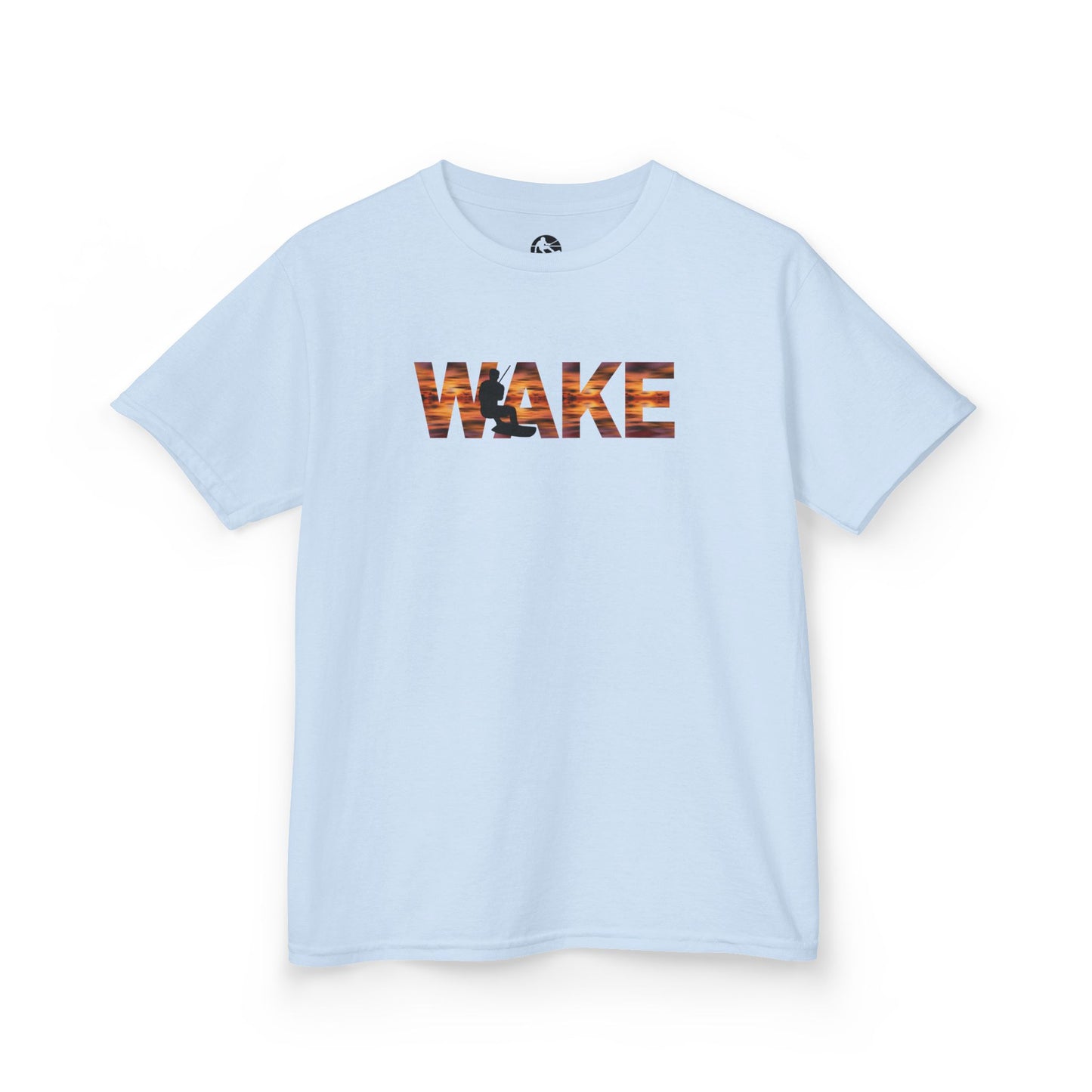 Kinder T-Shirt - "WAKE“ in Sunset Colours