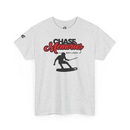 Unisex Wakeboard T-Shirt "Chase Memories - Not Likes"