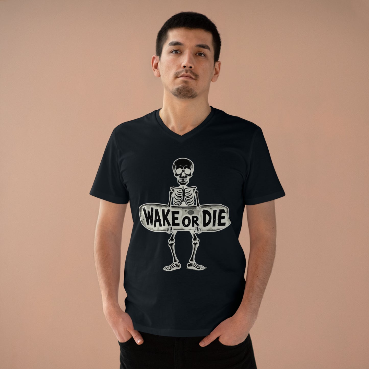 Herren Premium T-Shirt "WAKE OR DIE"