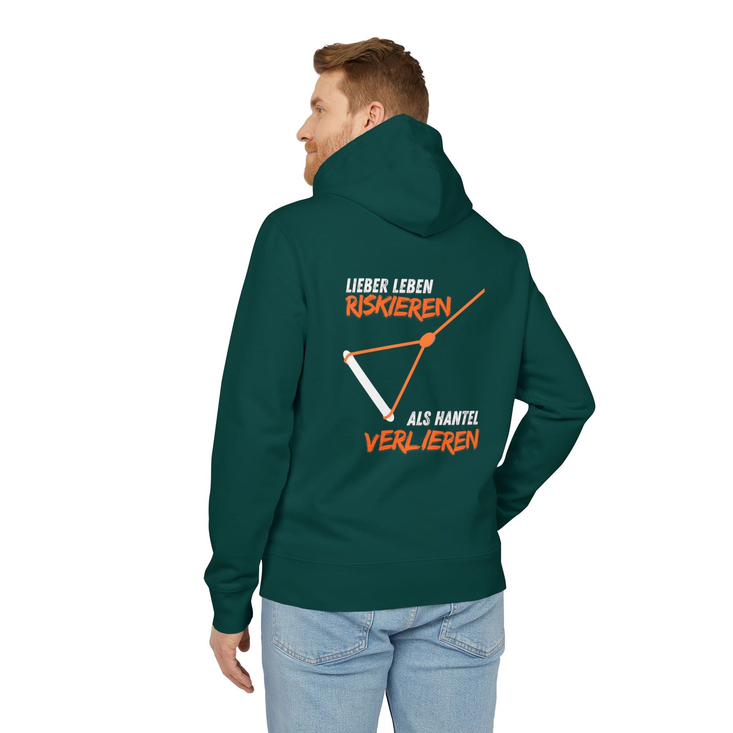 Community Hoodie "Lieber leben riskieren, als Hantel verlieren."