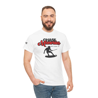 Unisex Wakeboard T-Shirt "Chase Memories - Not Likes"