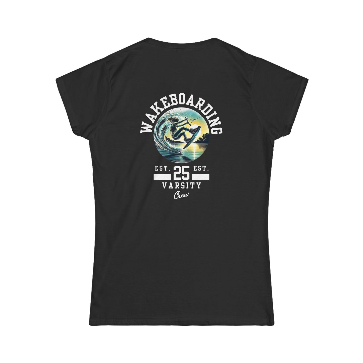 Wakeboard Damen T-Shirt - "Wakeboard Varsity Crew"