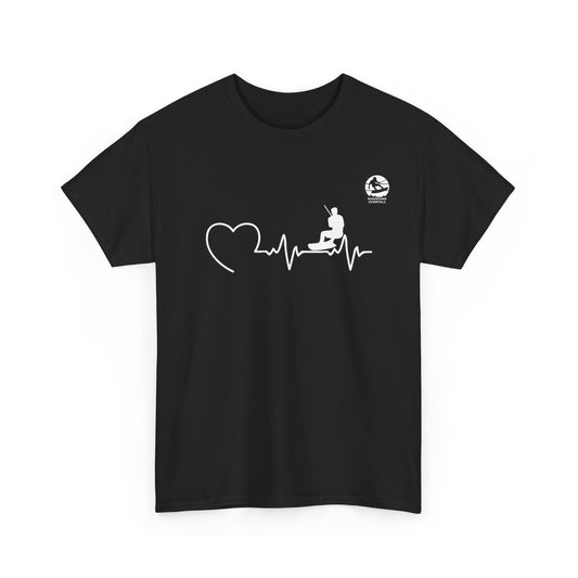 Wakeboard T-Shirt "Heartbeat" - Unisex T-Shirt für Wakeboarder