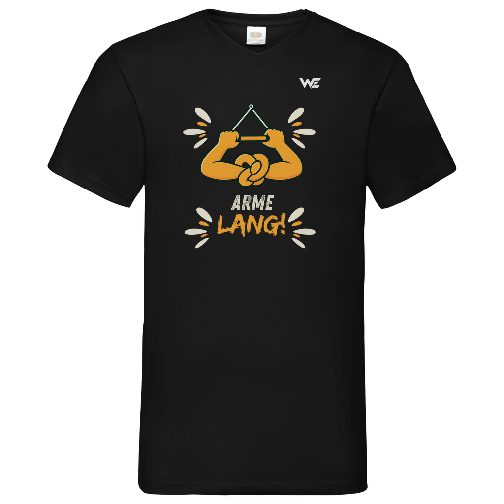 Unisex V-Neck T-Shirt "Arme Lang"