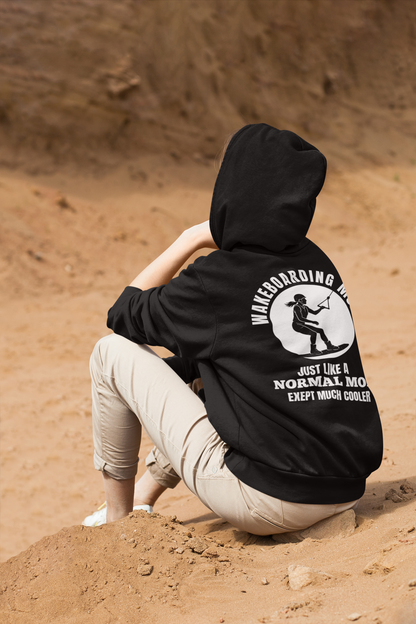 Frauen Hoodie "Wakeboarding Mom"