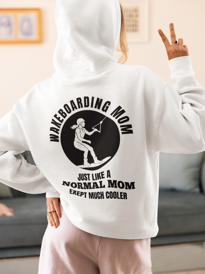 Frauen Hoodie "Wakeboarding Mom"