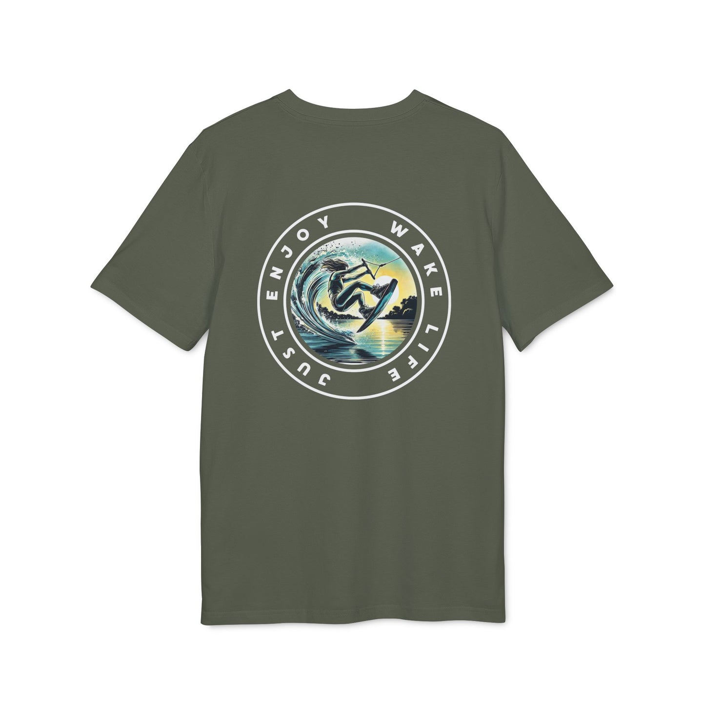 Bio-Baumwoll T-Shirt Wakeboarder – "Just Enjoy Wake Life"