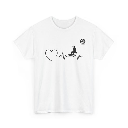 Wakeboard T-Shirt "Heartbeat" - Unisex T-Shirt für Wakeboarder