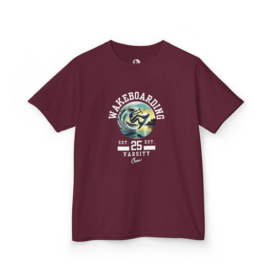 Wakeboard Kinder T-Shirt - "Wakeboard Varsity Crew"