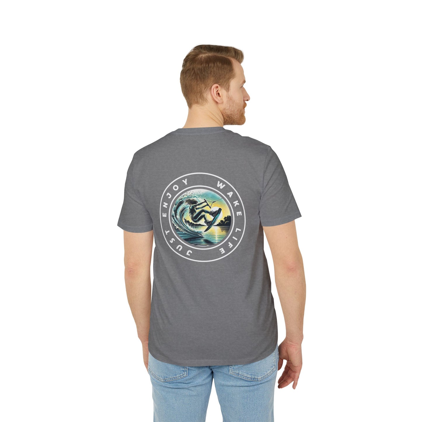 Bio-Baumwoll T-Shirt Wakeboarder – "Just Enjoy Wake Life"