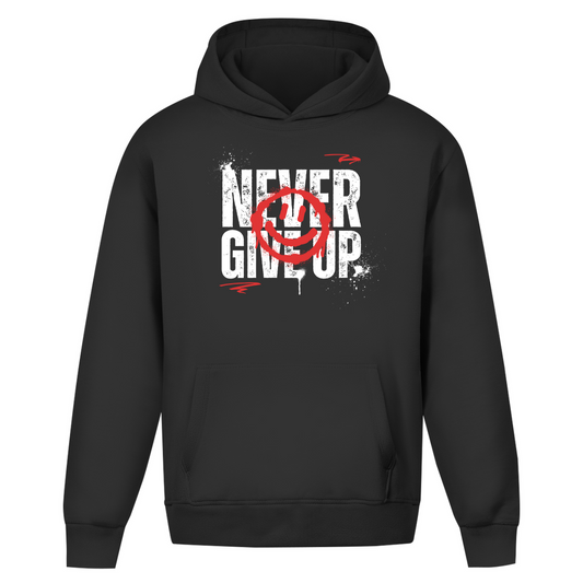 Oversize Hoodie "Never Give Up"