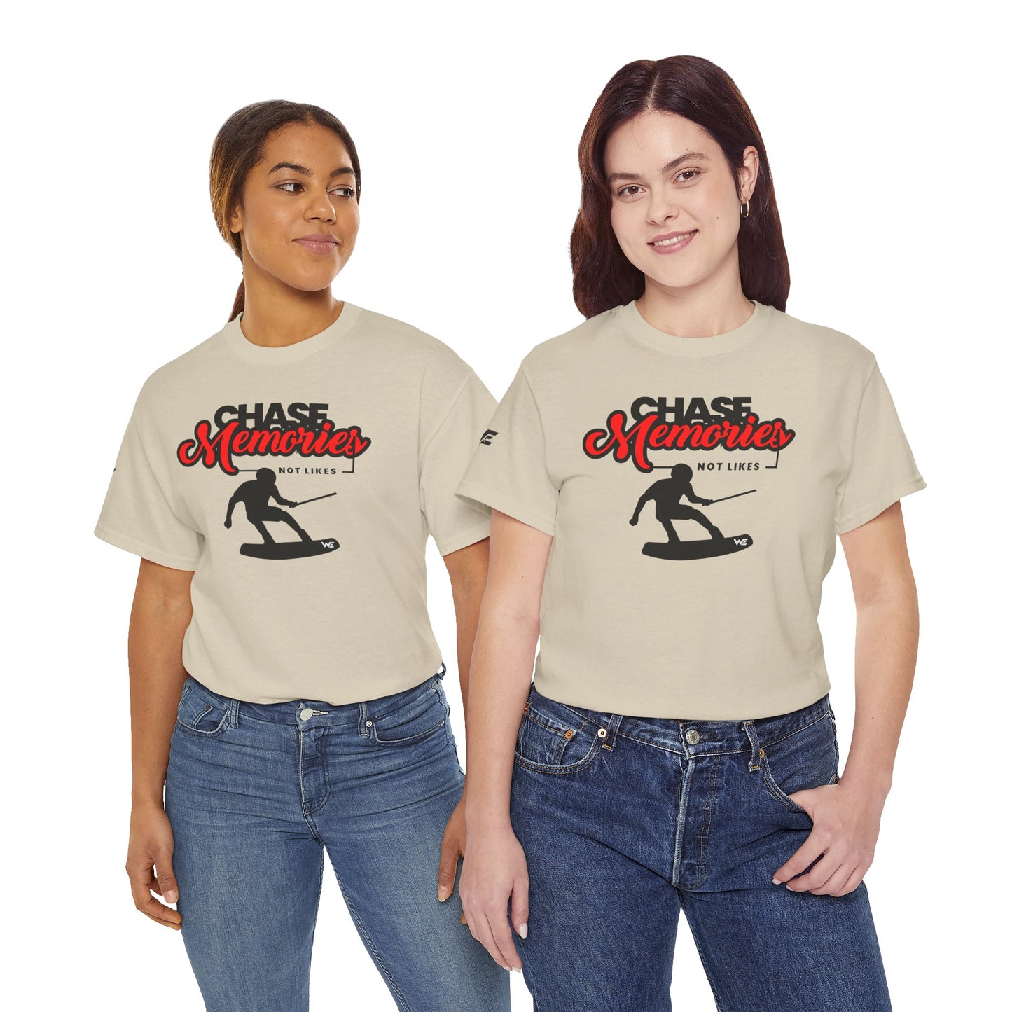 Unisex Wakeboard T-Shirt "Chase Memories - Not Likes"