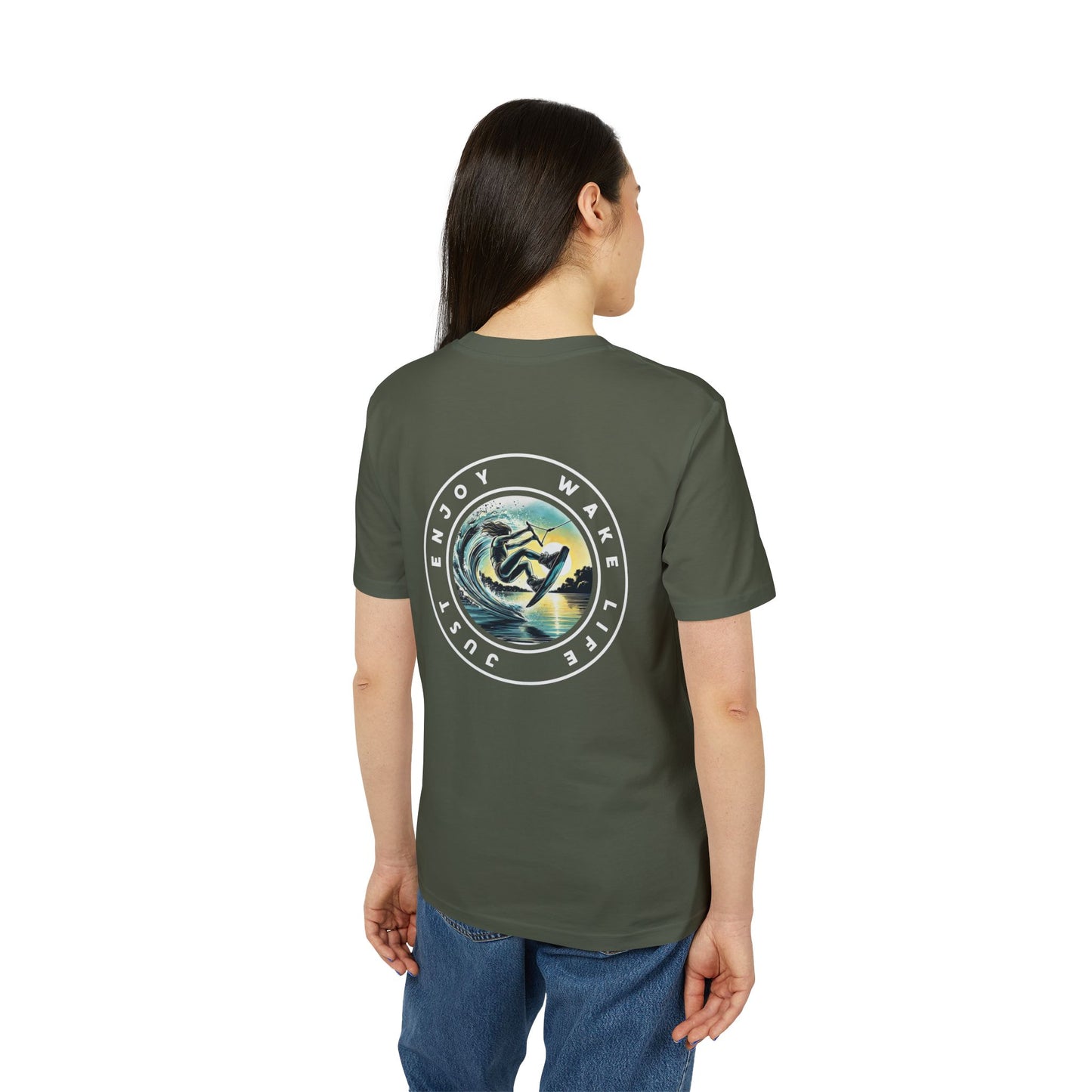Bio-Baumwoll T-Shirt Wakeboarder – "Just Enjoy Wake Life"