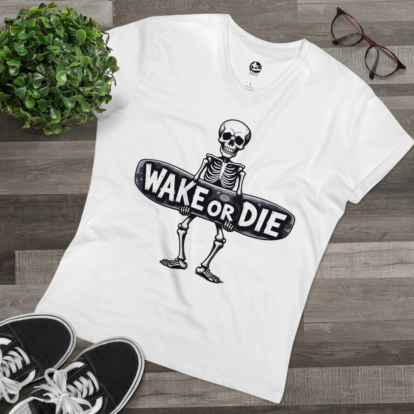 Herren Premium T-Shirt "WAKE OR DIE"