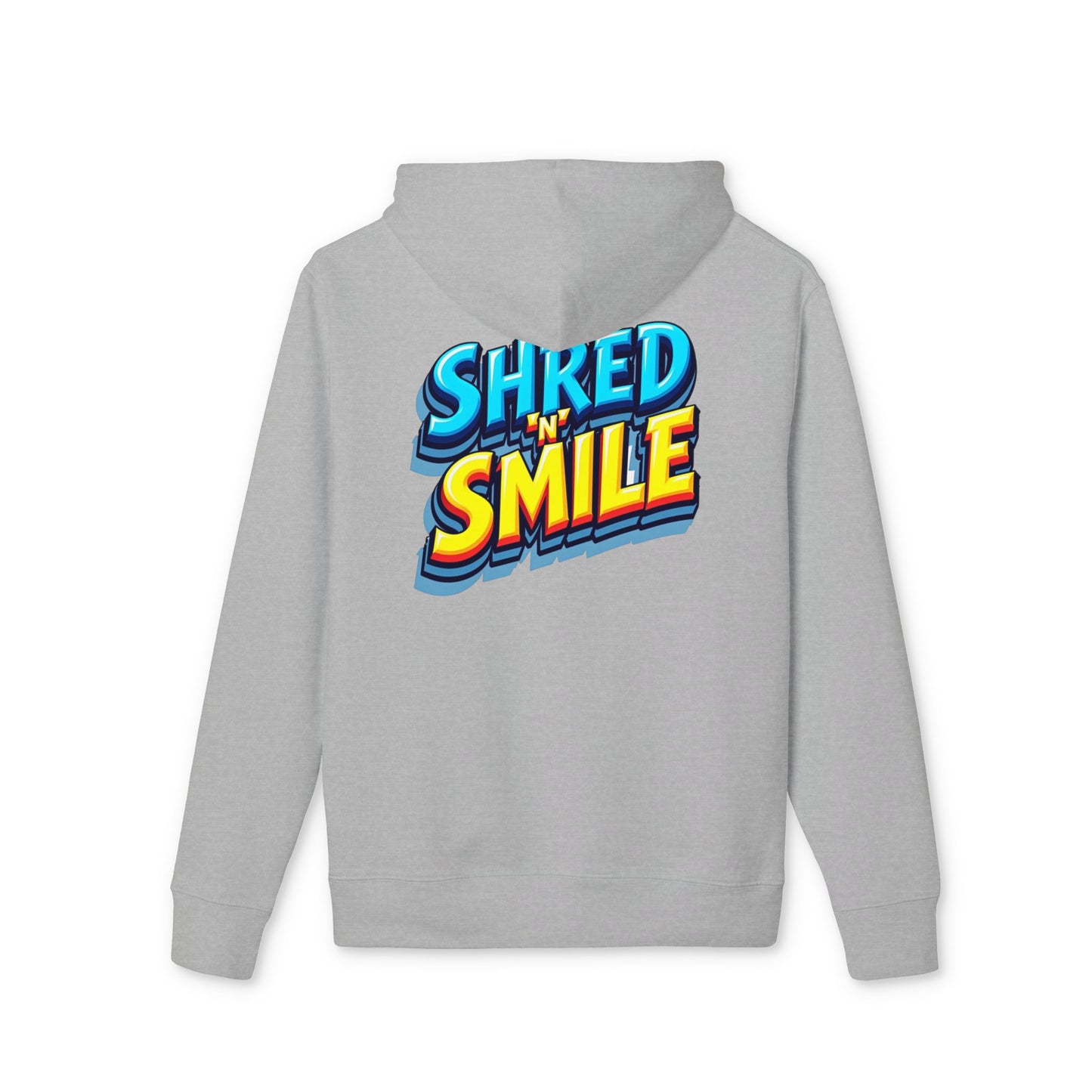 Premium Unisex Hoodie "SHRED 'N' SMILE" - Grafitti Coloured